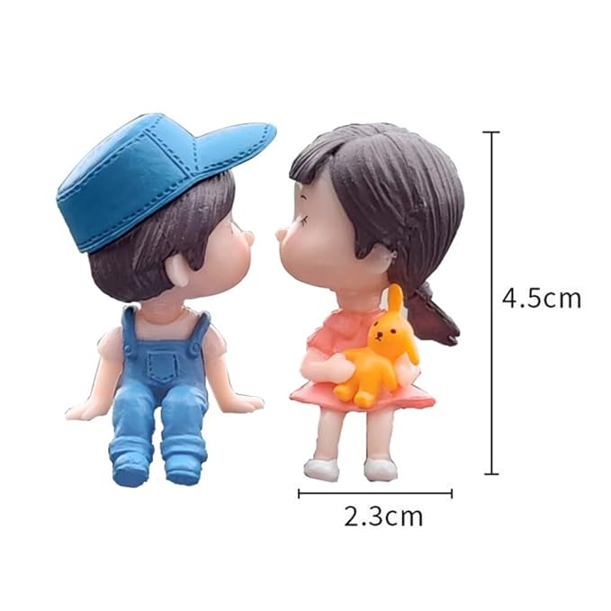 cute couple car interior ornament