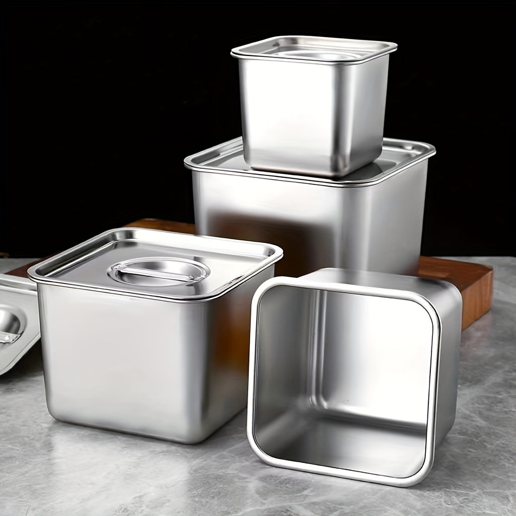Stainless Steel Square Containers