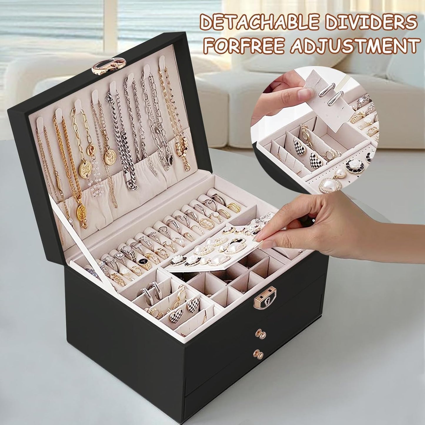 Multi-Layer Jewelry Organizer Box