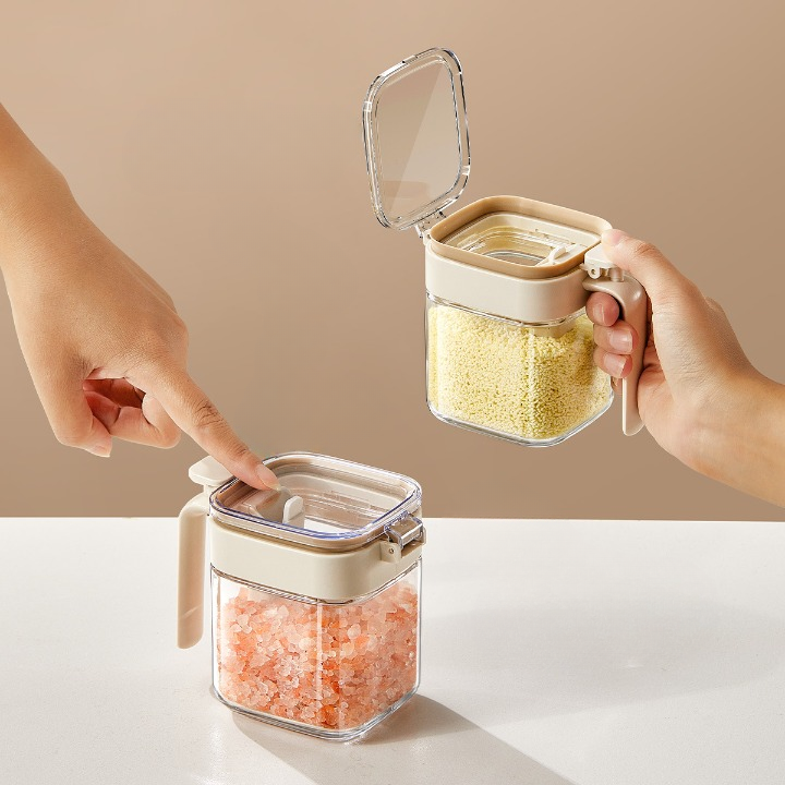 One-Touch Airtight Spice Jars