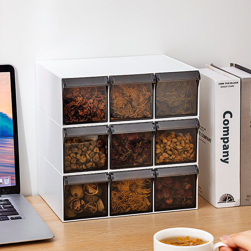 Drawer-style storage box