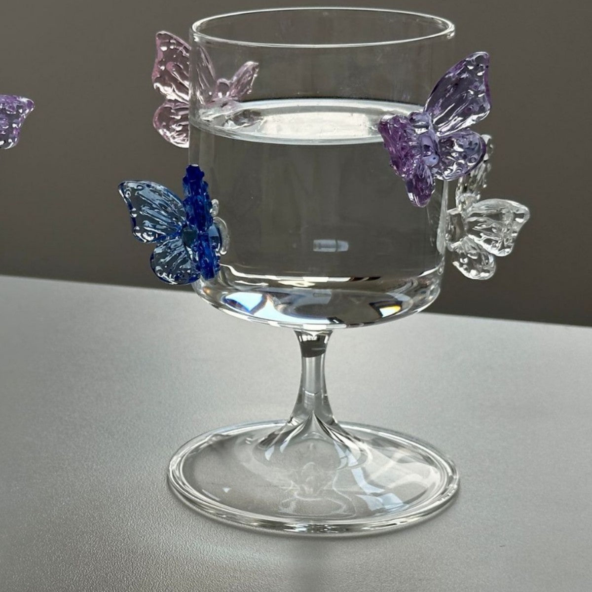 Butterfly Crystal Goblets