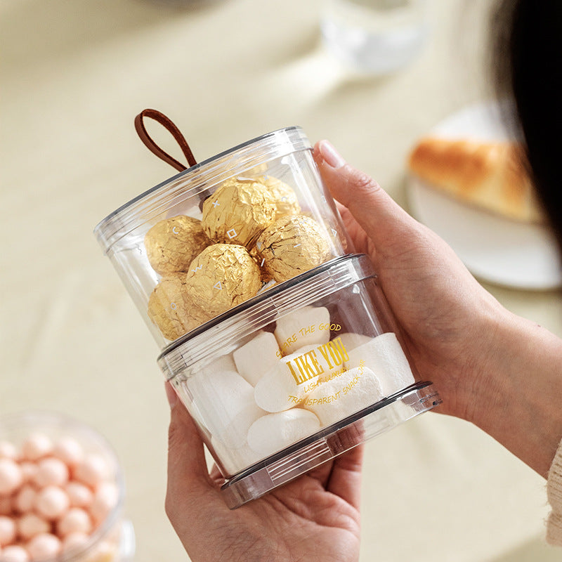 Stackable Transparent Jars