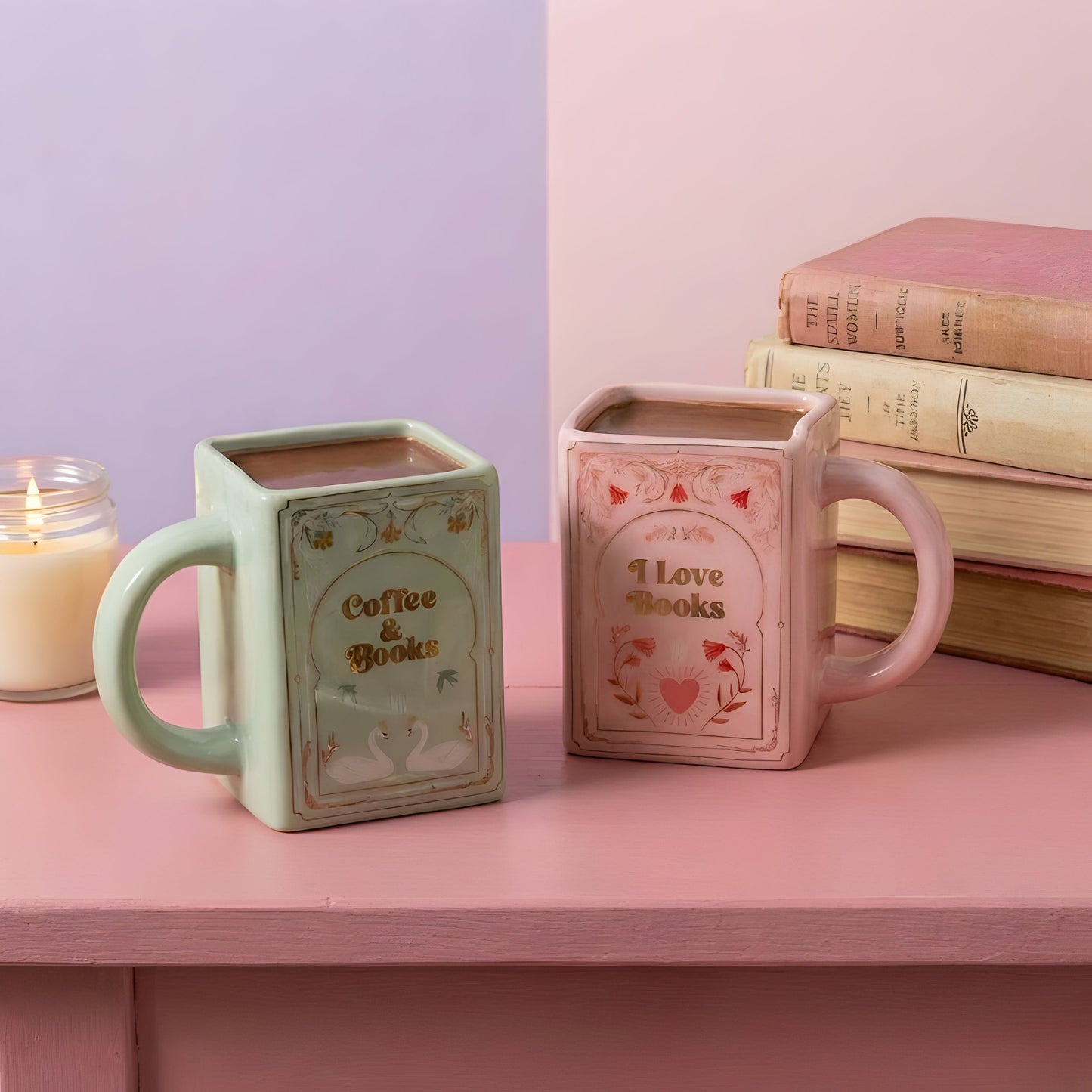 Ceramic Book Mug