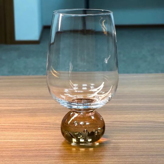Transparent Amber Sphere Glasses