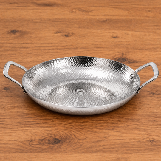 Hammered Steel Frying Kadhai