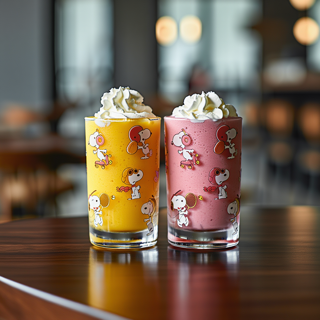 Aesthetic Snoopy Glass