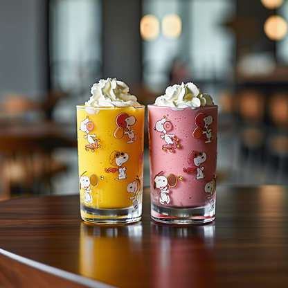 Aesthetic Snoopy Glass