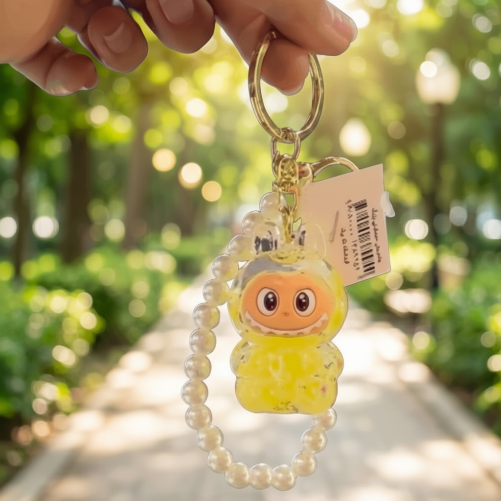Labubu Pearl Keychain