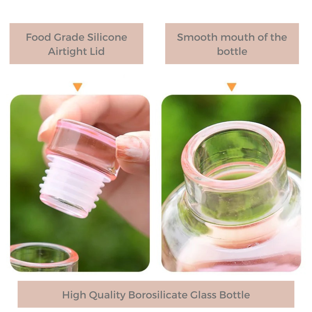 Glass Water Bottle