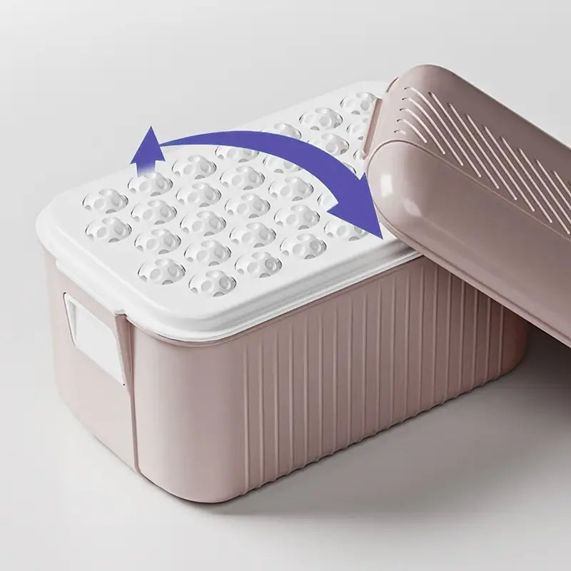 Hands-Free Soap Dish with Lid