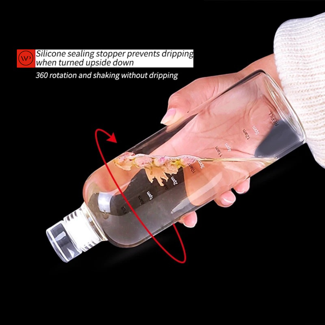 Glass Water Bottle