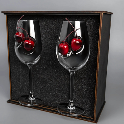 Cherry Wine Glass