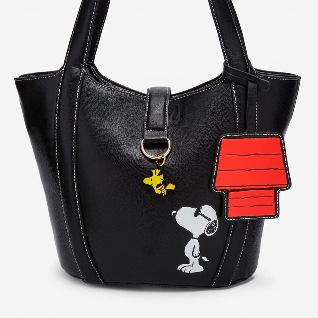Snoopy Pebble Textured Purse