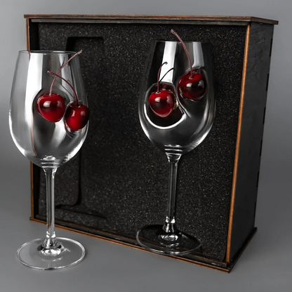 Cherry Wine Glass