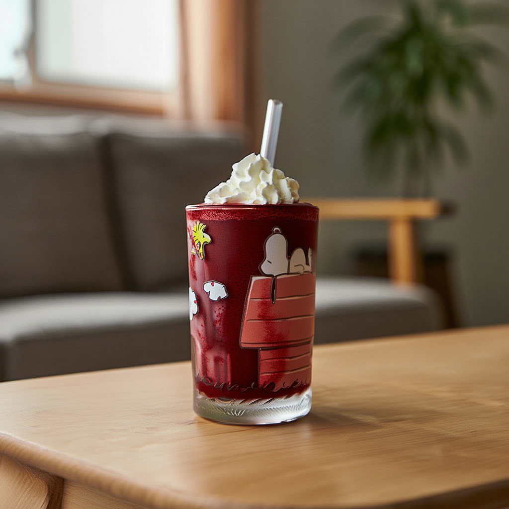 Aesthetic Snoopy Glass