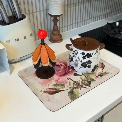 Rose Vintage Aesthetic Mat