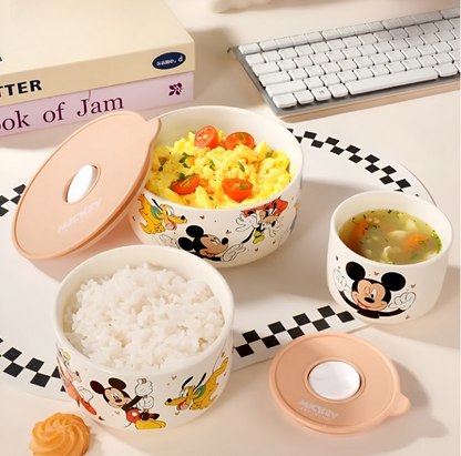 Disney Mickey Bowl With Lid
