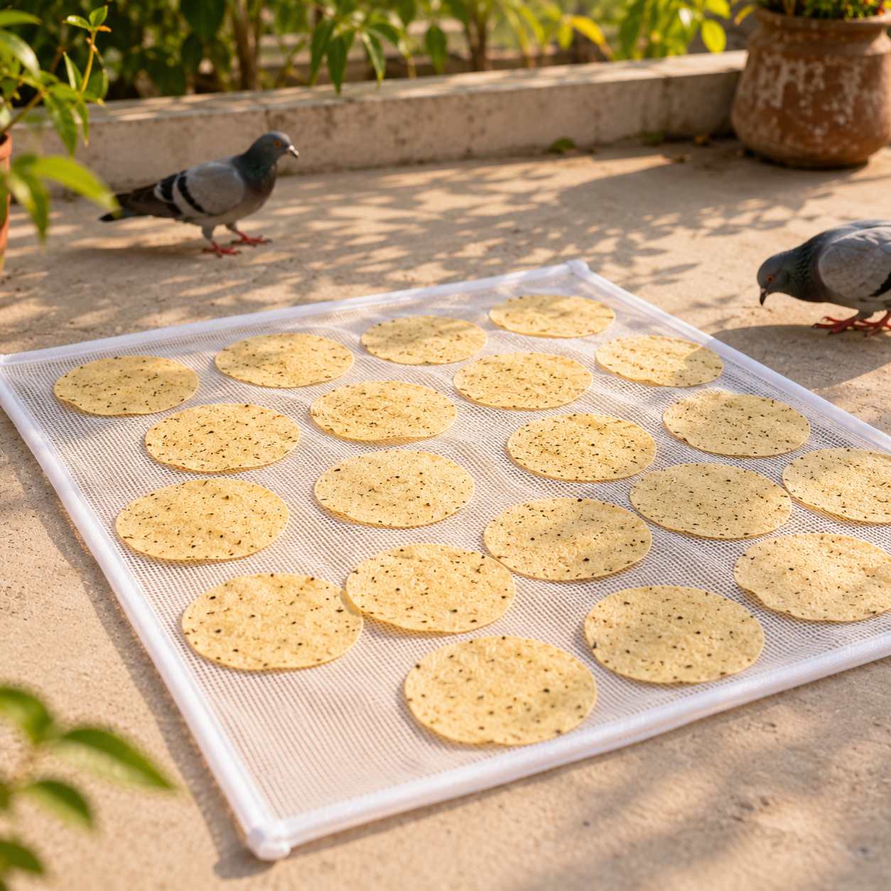 Foldable Mesh Food Drying Mat
