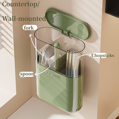 Wall-Mounted Cutlery Organizer