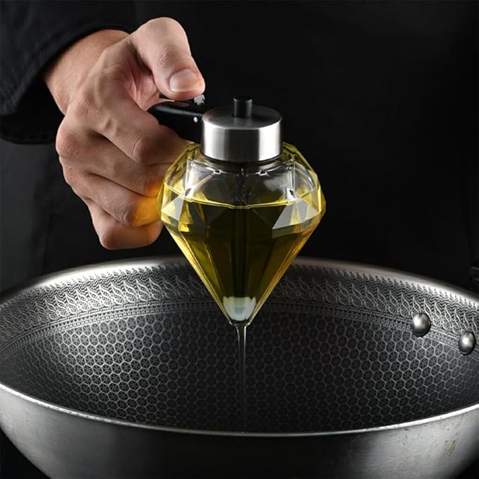 Diamond Glass Pot