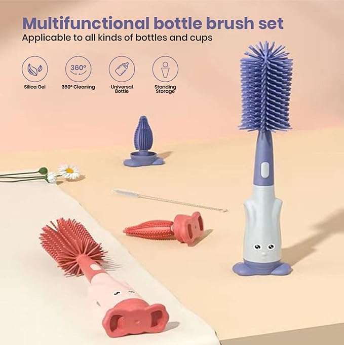 Silicone Bottle Cleaning Set