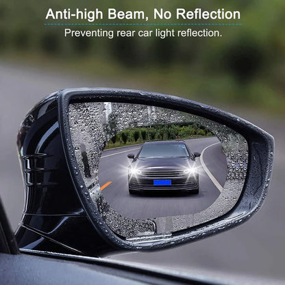 Side Mirror Protection Film (Square - 4 PCs + Oval - 4 PCs)
