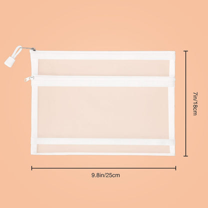 2 Layers Cosmetic Zipper Pouch