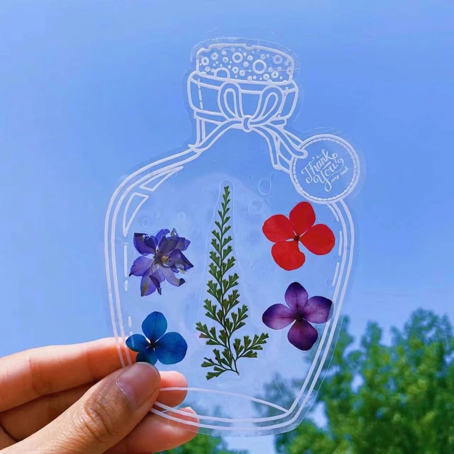 Dried Flower Bookmark