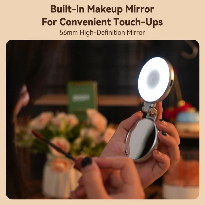 Magnetic Mirror & Selfie Light