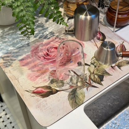 Rose Vintage Aesthetic Mat