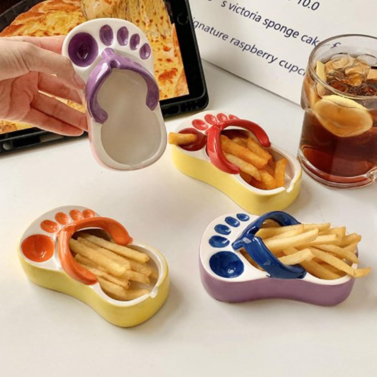 Flip Flop Fries & Sauce Dish