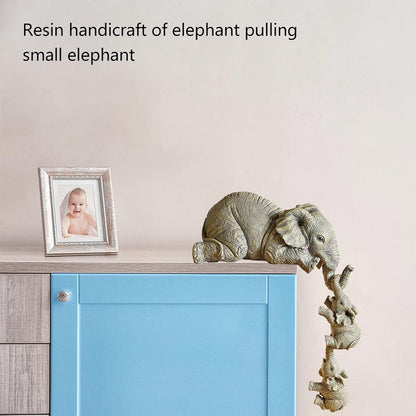 Mother & Baby Elephant Figurine