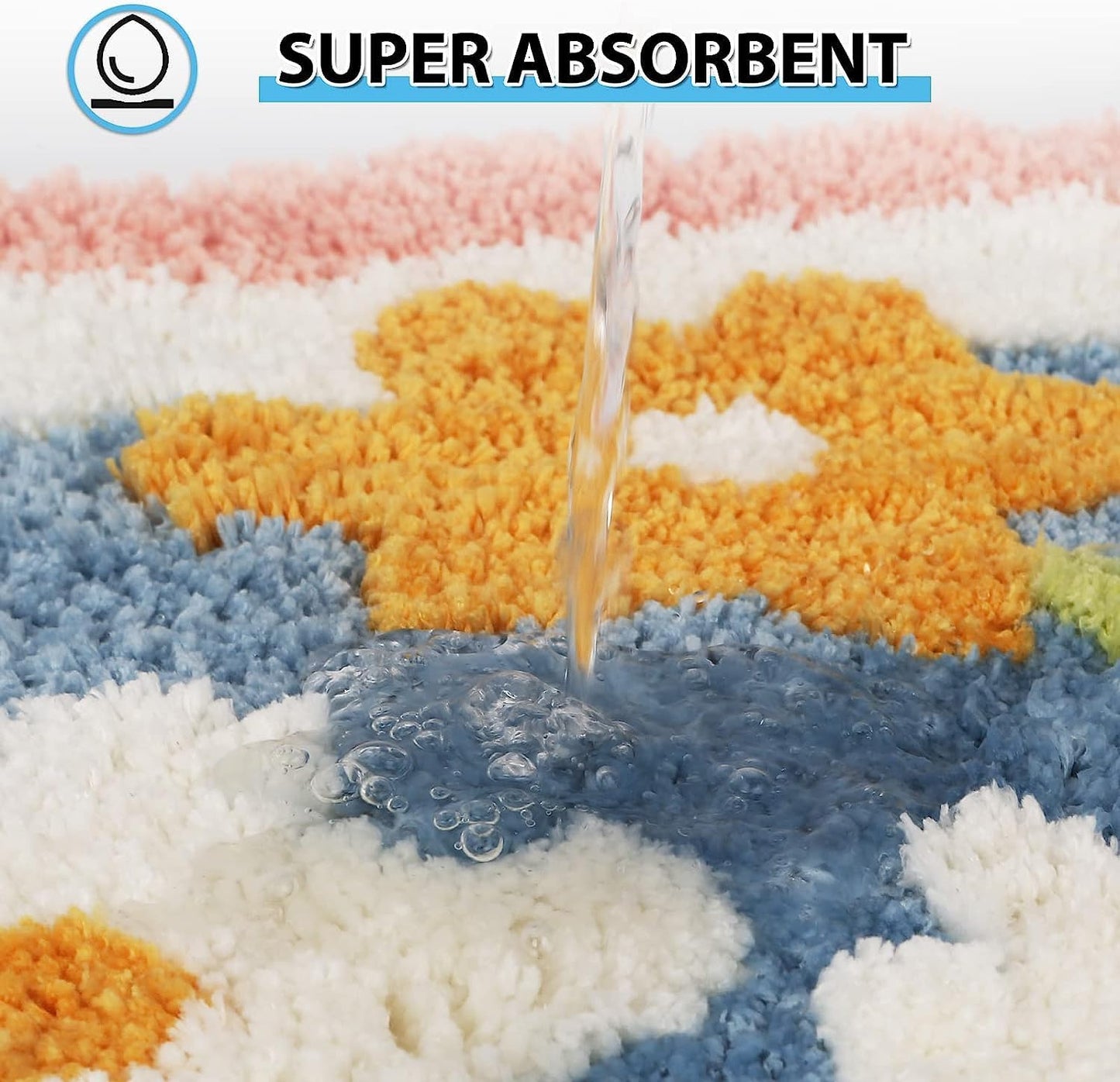 Floral Soft Touch Floor Rug