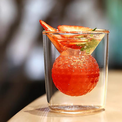 Double Layer Golf Ball Glass