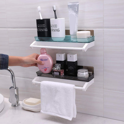 Bathroom Organizer with Towel Holder
