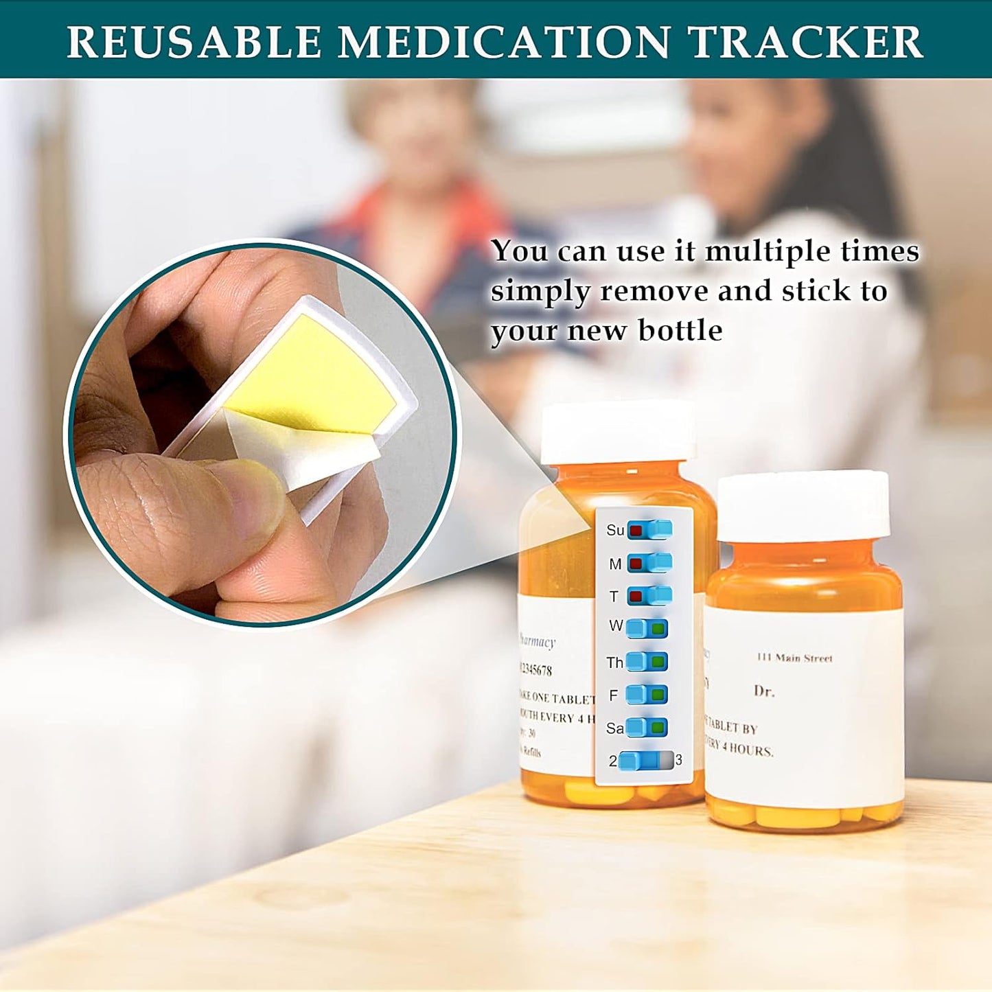 Reusable Medicine Reminder