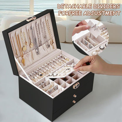 Multi-Layer Jewelry Organizer Box