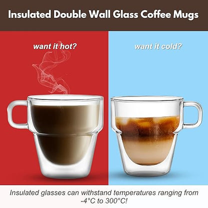 Double Wall Espresso Glasses