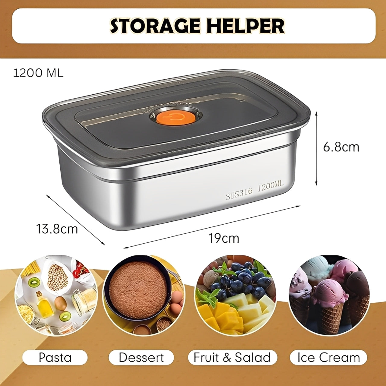 Steel Food Containers