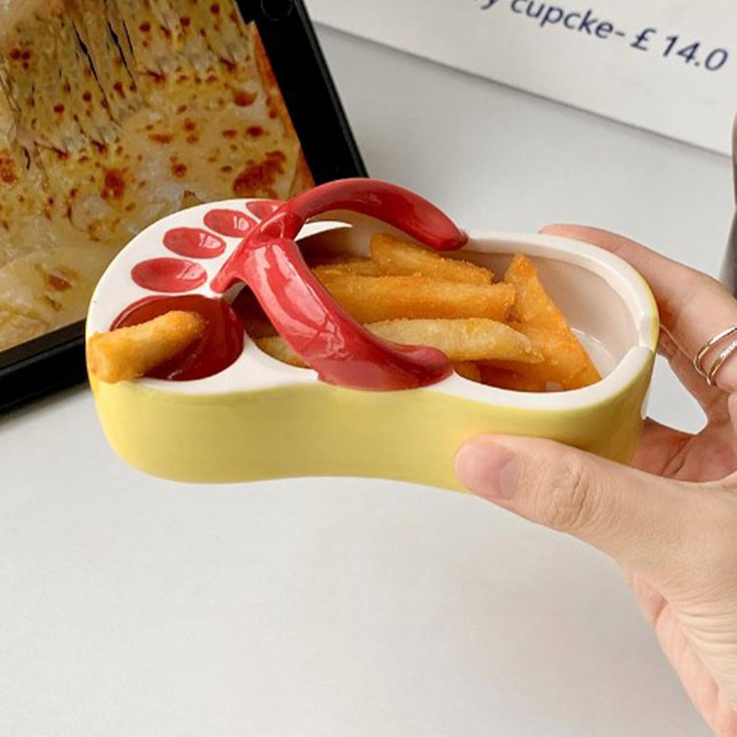 Flip Flop Fries & Sauce Dish