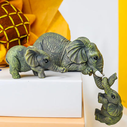 Mother & Baby Elephant Figurine