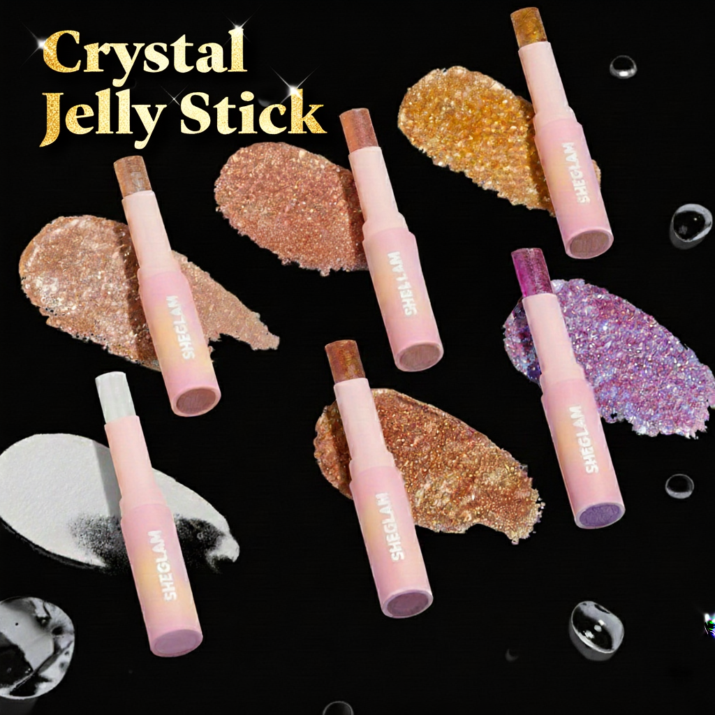 Eye Shadow Crystal Jelly Stick  (Pack of 6)