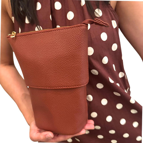 Portable Makeup Brush Holder Bag