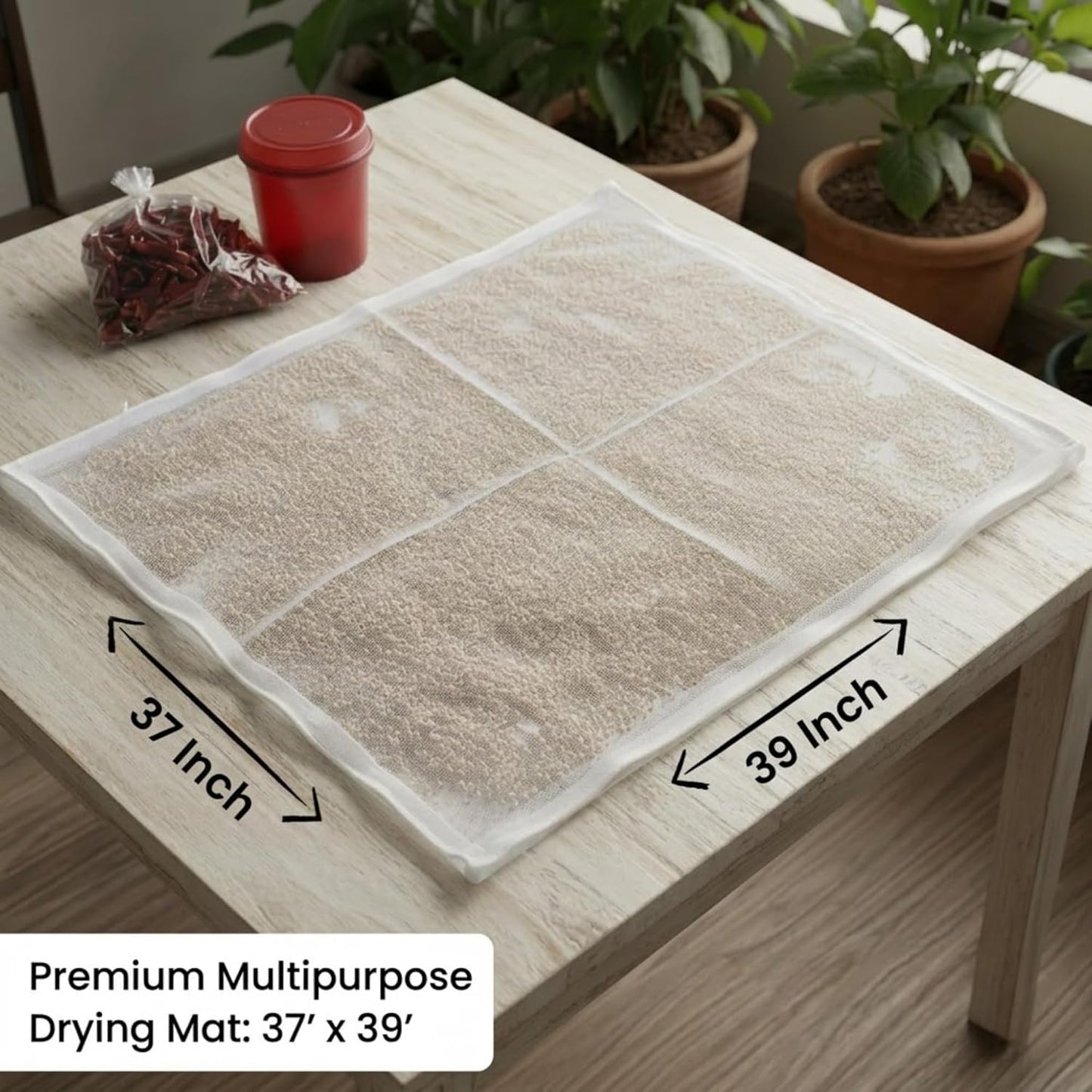Foldable Mesh Food Drying Mat