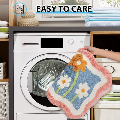 Floral Soft Touch Floor Rug