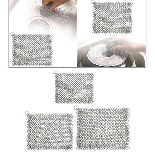 Stainless Steel Chain Scrubber (12.5 CM x 12.5 Cm)