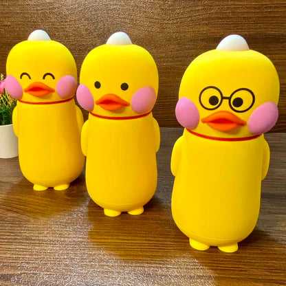 Cute Duck Silicone Bottle