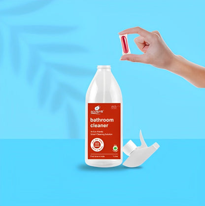 Refillable Cleaning Capsule with Spray Bottle