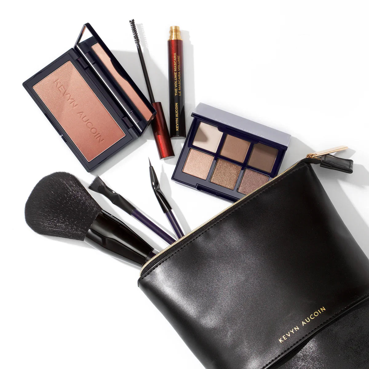 Portable Makeup Brush Holder Bag